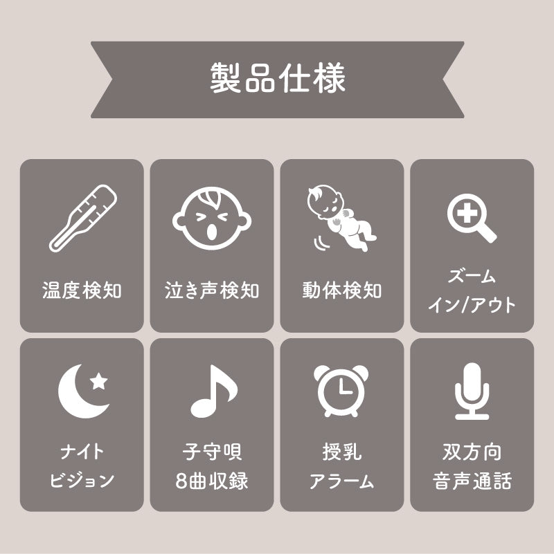 LULLEYE（ラルアイ）｜ ベビーモニター 見守りカメラ