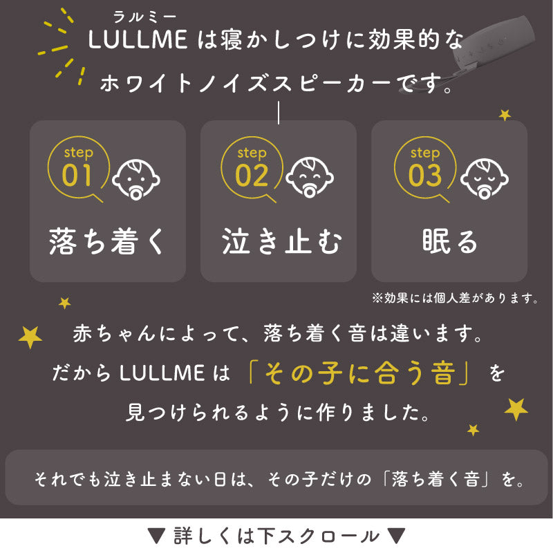 LULLME ホワイトノイズスピーカー ホワイトノイズ 赤ちゃん