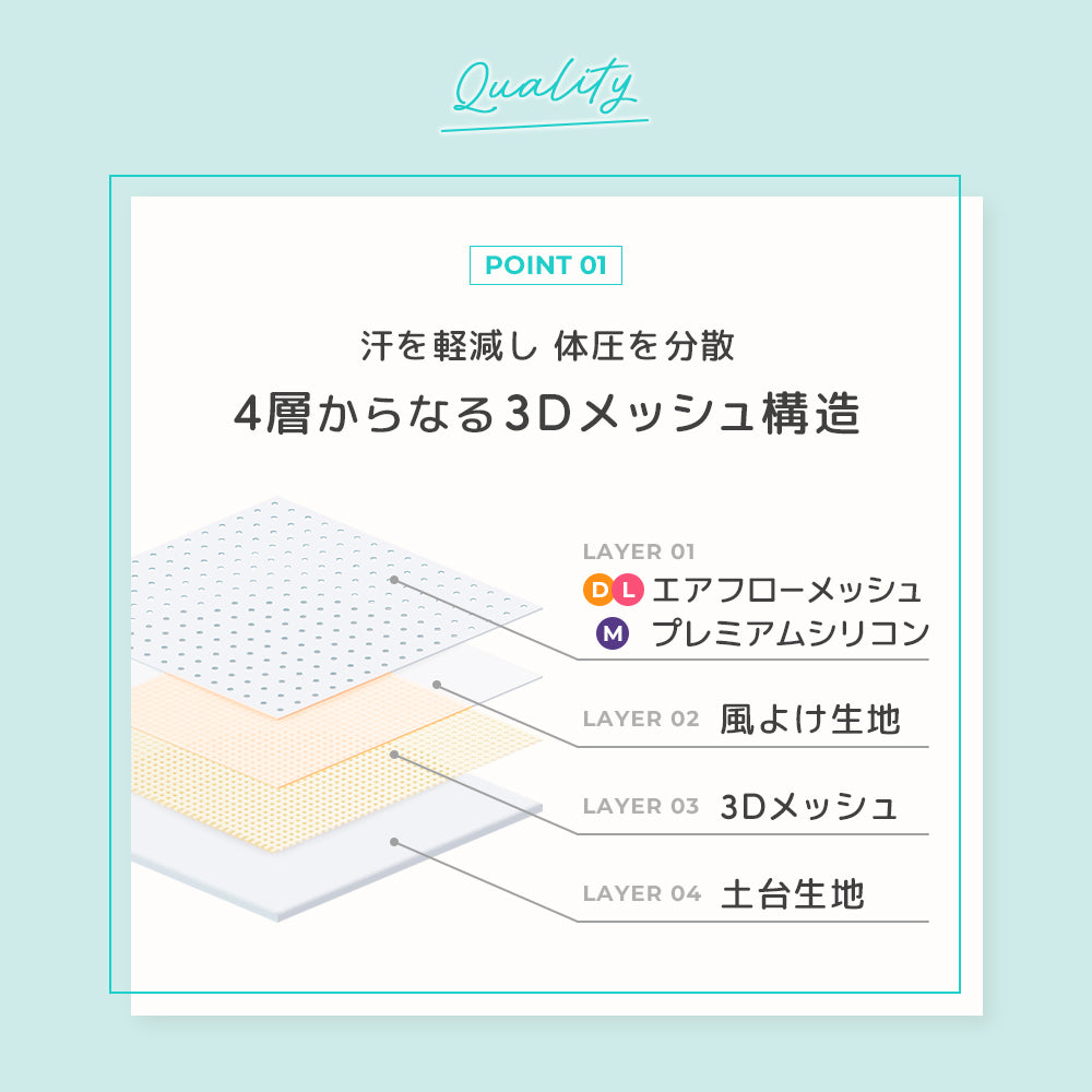 エアラブ5（airluv.5）｜ファン付きクールシート マカロン