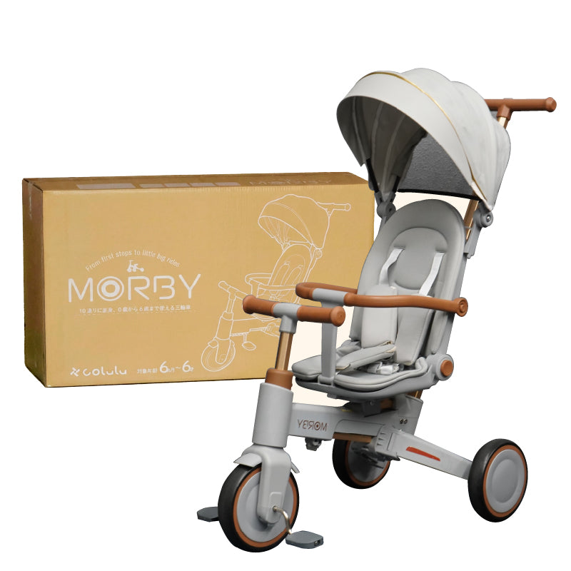 MORBY 三輪車 グレー 三輪車｜MORBY (モルビー)｜10通り変形・0〜6歳対応【公式】 – colulu.jp