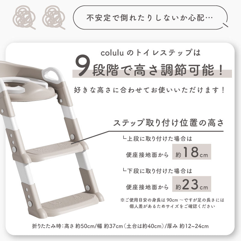 colulu トイレステップ｜補助便座