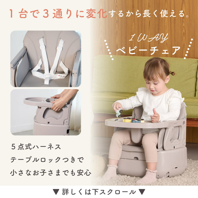 colulu 3in1ベビーチェア SWRIS スワリス